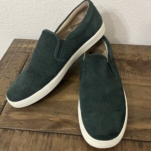 Sam Edelman Eric Balance Men's Leather Slip On Casual Green Sneaker‎ Shoe Sz 11